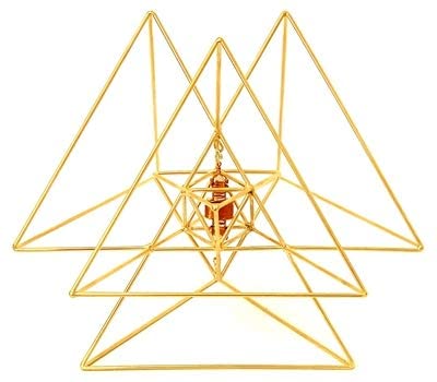 Buddha Maitreya~Sacred Geometric Form Tetrahedron Deva Builder