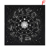 Altar Cloth~5 Types 49x49cm Tarot Tablecloth Triple Moon Pentagram Pagan Altar Tarot Cloth Velvet Black