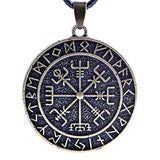 Norse Viking Compass Vegvisir Necklace