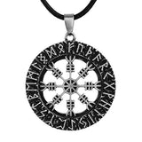 Norse Viking Compass Vegvisir Necklace