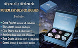 Aquarius Crystal Gift-Zodiac Sign Stones to Complement The Birthstone-Natural Healing Crystals with Horoscope Box Set