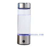 Hydrogen Water~Hydrogen Water Generator Alkaline Maker Rechargeable Portable for pure H2 hydrogen-rich water bottle 420ML