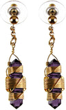 Buddha Maitreya the Christ Etheric Weaver® Earrings in 12k Gold-Fill Wire - Quartz Crystal Vibrational Healing Tools