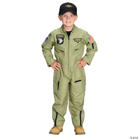 Fighter pilot child large 8-10