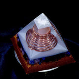 Orgone Pyramid~Orgonite Six-pointed Reiki Pyramid Bring Lucky Crystal Resin Pyramid Chakra