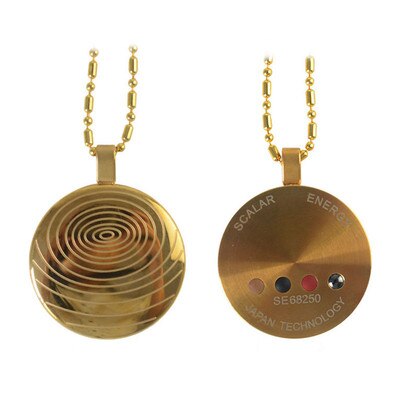 Anti Emf Radiation Protection Pendant Quantum Energy Necklace With 4 Health Stones Charm Chain Necklace Men Women - Necklace