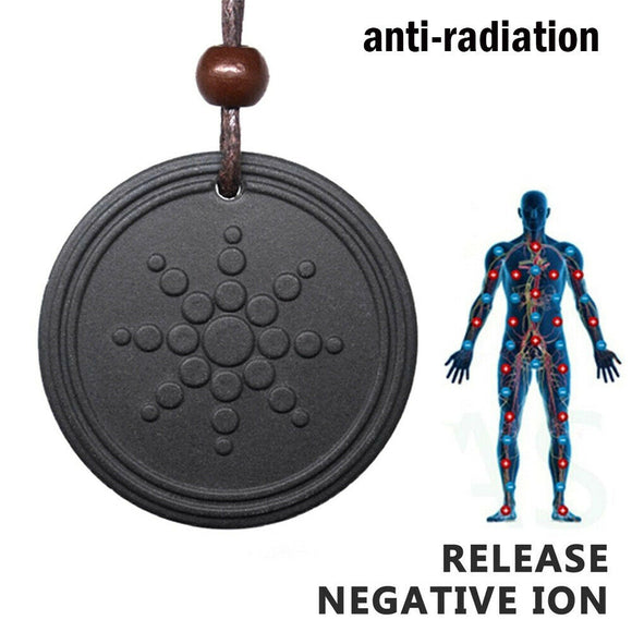 Special Price US~Quantum Pendant~Anti EMF Radiation Protection Quantum Pendant Energy Necklace Scalar Women Men Quantum Magnetic Field Therapy Sports Necklaces