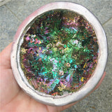 Crystal Healing~Beautiful  Mineral Specimen Bismuth Bowl Crystal Iridescent Minerals Rocks Home furnishing articles 1pcs