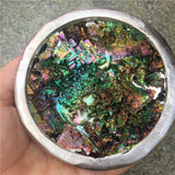 Crystal Healing~Beautiful  Mineral Specimen Bismuth Bowl Crystal Iridescent Minerals Rocks Home furnishing articles 1pcs