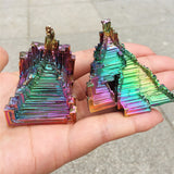 Crystal Healing~Beautiful  Mineral Specimen Bismuth Crystal Iridescent Minerals Rocks 1pcs