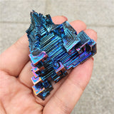 Crystal Healing~Beautiful  Mineral Specimen Bismuth Crystal Iridescent Minerals Rocks 1pcs