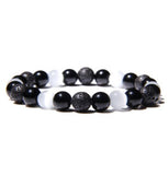 Tiger Eye Bracelet Obsidian Hematite Gemstone Bead Bracelet（）