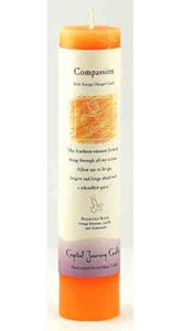 Compassion Reiki Charged pillar candle