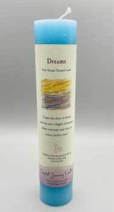 Dreams Reiki Charged Pillar candle