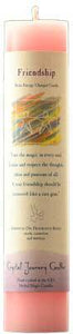 Friendship Reiki Charged pillar candle