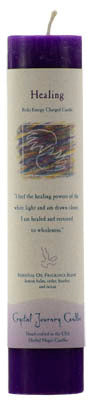 Healing Reiki Charged pillar candle