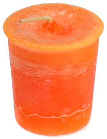 Sacral Chakra votive candle