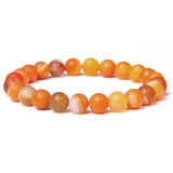 Natural Healing Energy Polished 8 mm Bracelet （FD4114、FD4115、FD4116、FD4117）