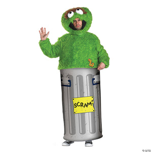 Men's oscar the grouch costume