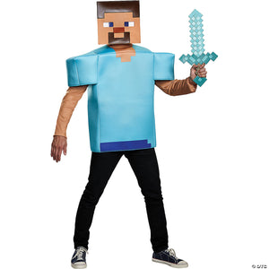 Adult minecraft steve costume