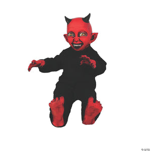 Little devil monster kid