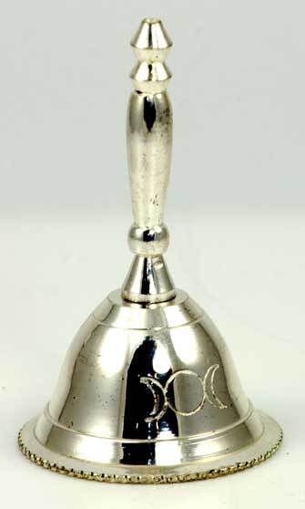 Altar Bell with Triple Moon Design 2 1/2