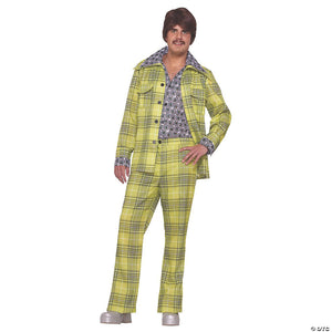 Leisure suit 70's plaid