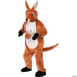 Adult kangaroo mascot