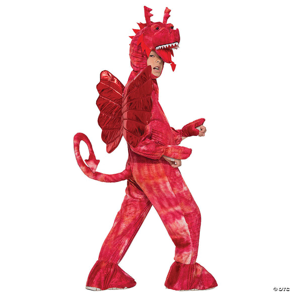 Unisex red dragon costume