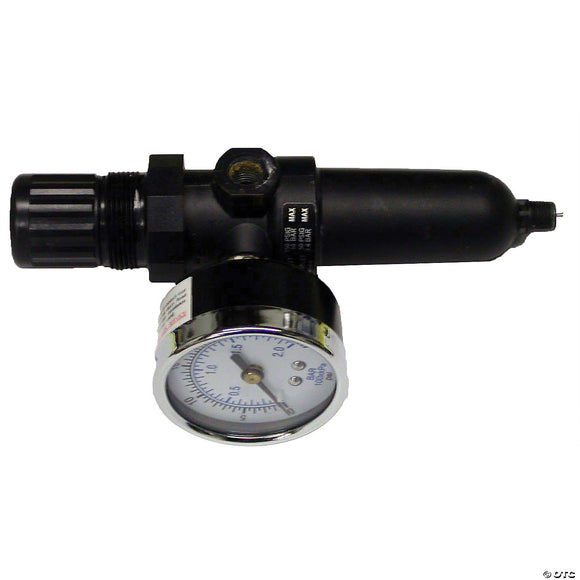 Air regulator with filter & gauge