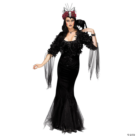 Women's raven mistress costume