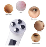 Health Energy~Facial Mesotherapy Electroporation RF Radio Frequency LED Photon Face Lifting Tighten Wrinkle Removal Skin Care Face Massager