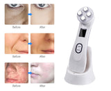 Health Energy~Facial Mesotherapy Electroporation RF Radio Frequency LED Photon Face Lifting Tighten Wrinkle Removal Skin Care Face Massager