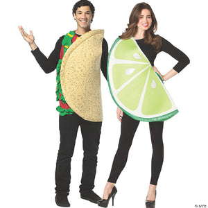 Taco and lime couple costume