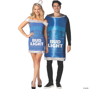 Bud light beer couple costume