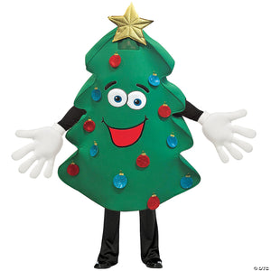 Adult christmas tree waver costume