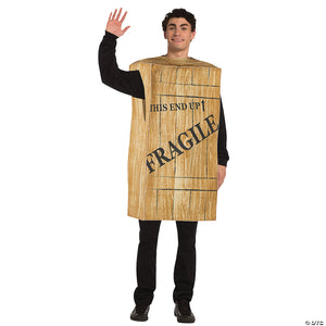 Adult fragile crate costume