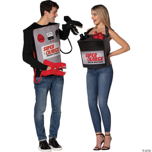 Battery jumper cables couples costume