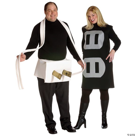 Plus size plug and socket adult costume