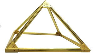 Giza Meditation Pyramid Bracket(pgb-pg-19.08-25), Cosmic Energy Receiver, Gold Plated Series - Instrument Parts &amp; Accessories