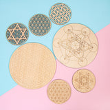 Flower Of Life Sacred Geometry Home Wall Decor Pendant Hanging Craft