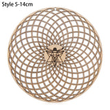 Flower Of Life Sacred Geometry Home Wall Decor Pendant Hanging Craft