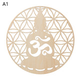 Flower Of Life Sacred Geometry Home Wall Decor Pendant Hanging Craft