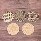 Flower Of Life Sacred Geometry Home Wall Decor Pendant Hanging Craft