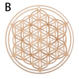 Flower Of Life Sacred Geometry Home Wall Decor Pendant Hanging Craft