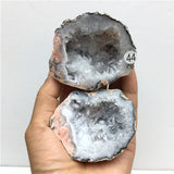 Natural Quartz Aura Agate Geode Clusters Jewelry Box