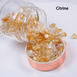 Natural  Crystal Elixir Bottles gemstone Glass  therapy stone  Healing Crystal Infuser Energy cup