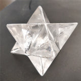 Natural Clear Crystal Merkaba Pendulum Crystal Stones Merkaba Stars Energy Minerals Jewelry Healing Decoration