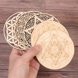 Flower Of Life Sacred Geometry Home Wall Decor Pendant Hanging Craft