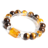 The God of wealth Tiger Eyes Stone Beads Bangles & Bracelets Jewelry